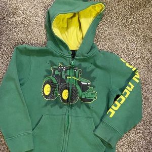 John Deere size 5 hoodie jacket